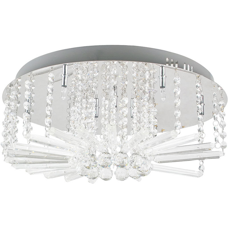 Modern Elegant Design Round Crystal Glass Ceiling Light Dia.45 G4