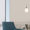 Simple Plain Design of Opal Glass Hanging Lamp Window Pendant Light E14