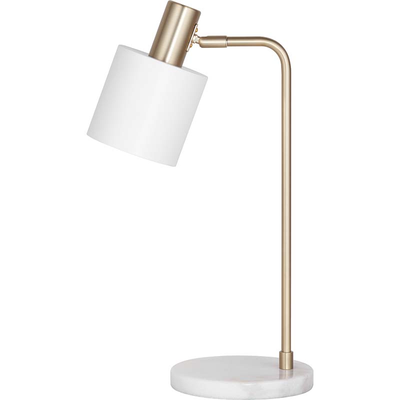 Elegant Nordic Authenic Design Table Lamp for Reading Matt White E27