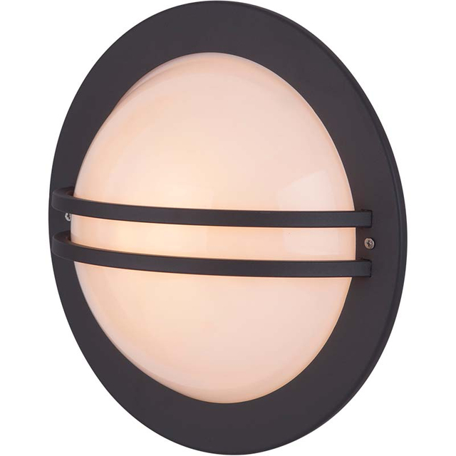 Modern Graphite Outdoor Wall or Ceiling Lamp with E27 Base and IP54 Rating