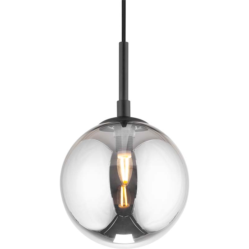 Simple Attractive Ball Lamp Window Pendant Light - Smoke Glass Dia.15 G9