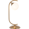 Space with the Elegant Lollipop Glass Ball Table Lamp